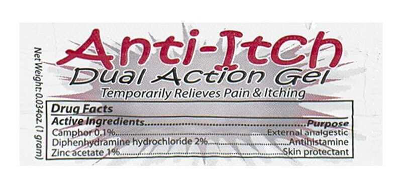 Coretex Anti-Itch Dual Action Gel - 1g Foil Packet