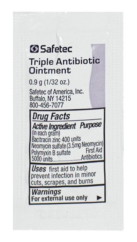 Safetec Triple Antibiotic Ointment - 0.9 g