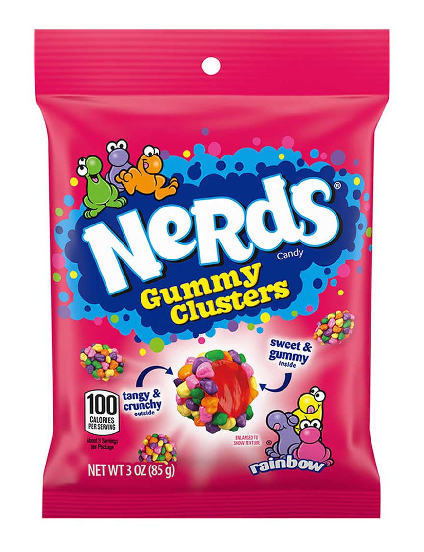 Nerds Rainbow Gummy Clusters - 3 oz.