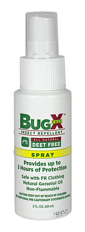 BugX Deet Free Insect Repellent - 2 oz. Pump Spray