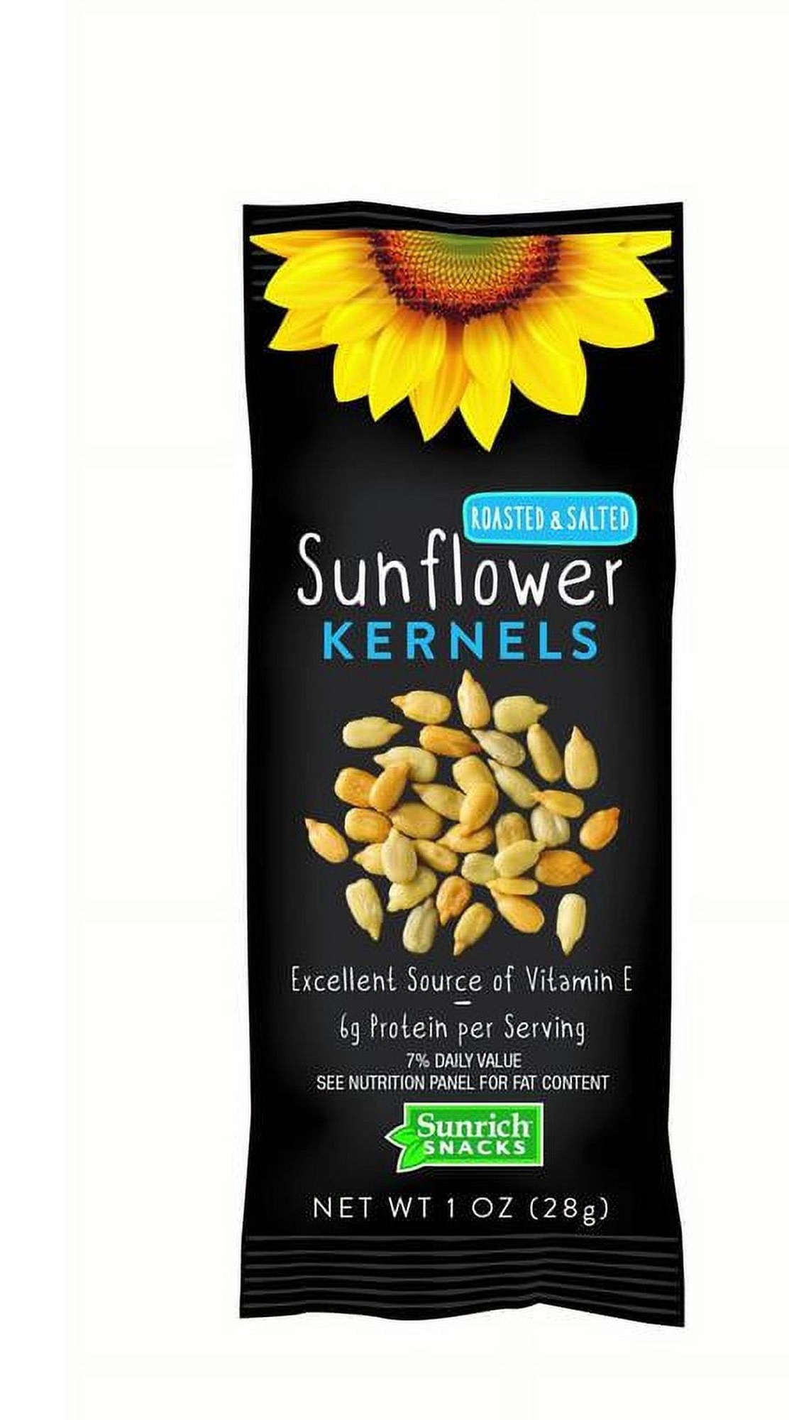 Sunrich Naturals Salted & Roasted Sunflower Kernels - 1.0 oz.