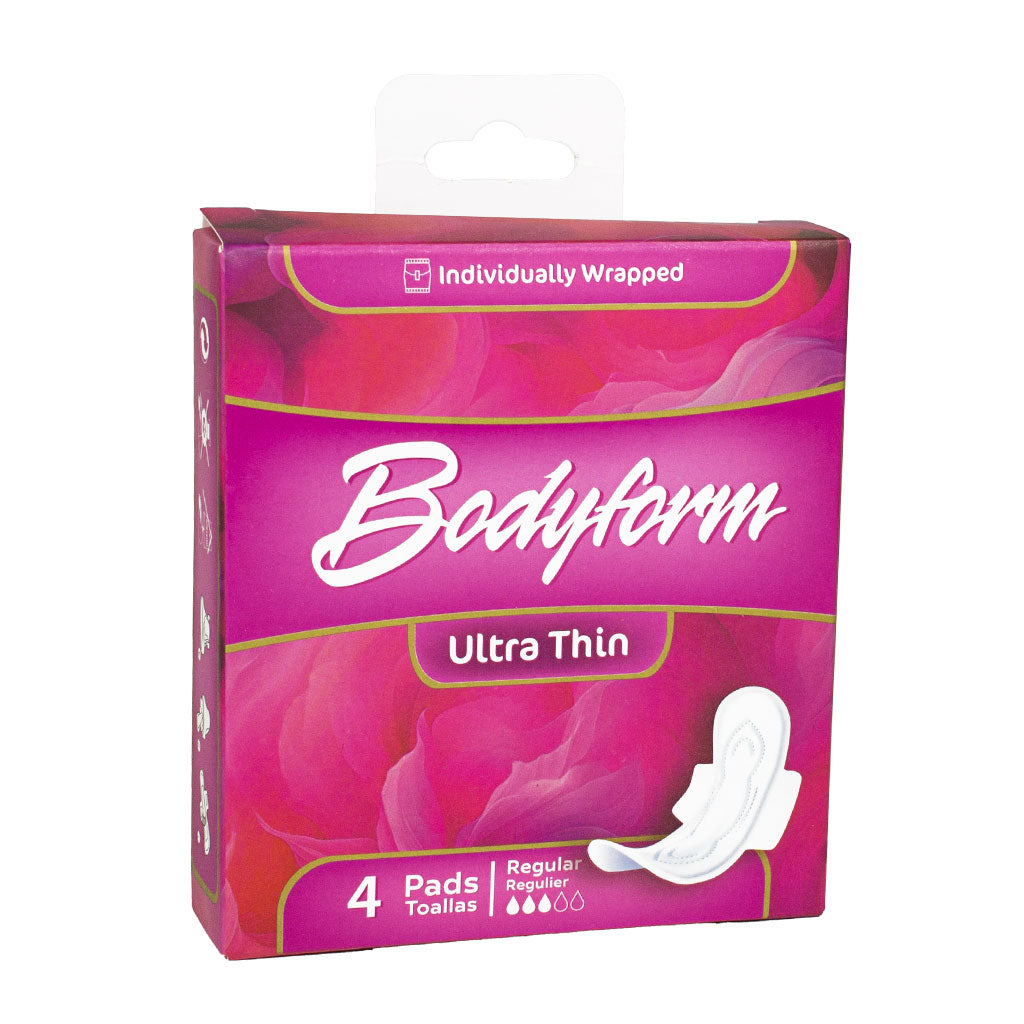 Bodyform Ultra-Thin Individually Wrapped Sanitary pads - 4 ct.