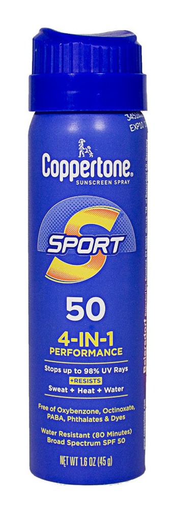 Coppertone Sport Sunscreen Spray SPF 50 - 1.6 oz.