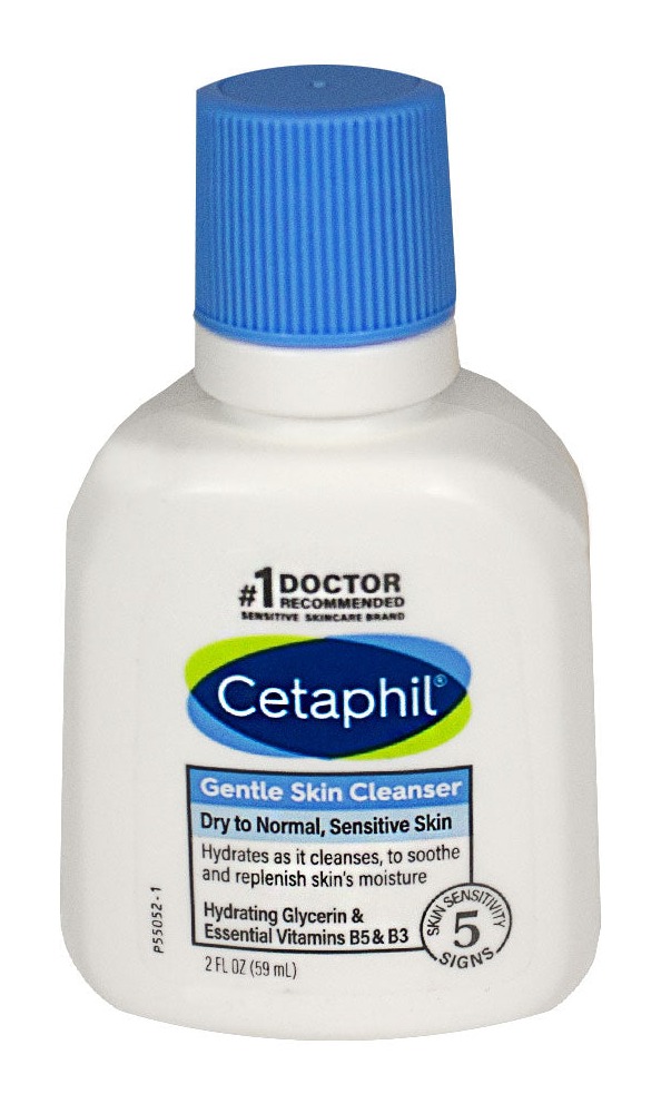 Cetaphil Gentle Skin Cleanser for Sensitive Skin- 2 oz.