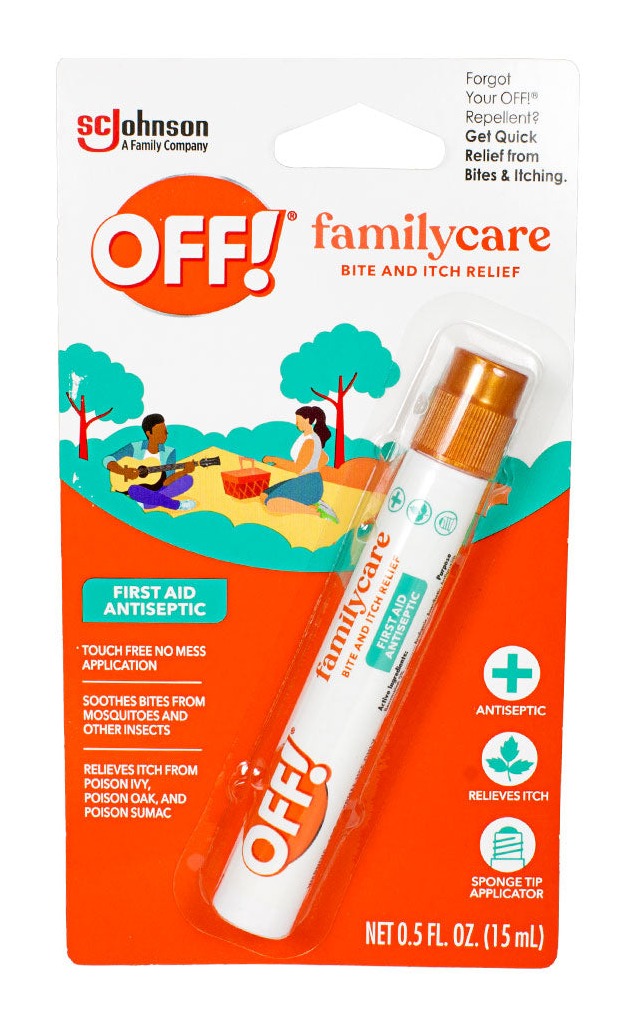 OFF Family Care First Aid Antiseptic Itch Relief Stick - 0.5 oz.