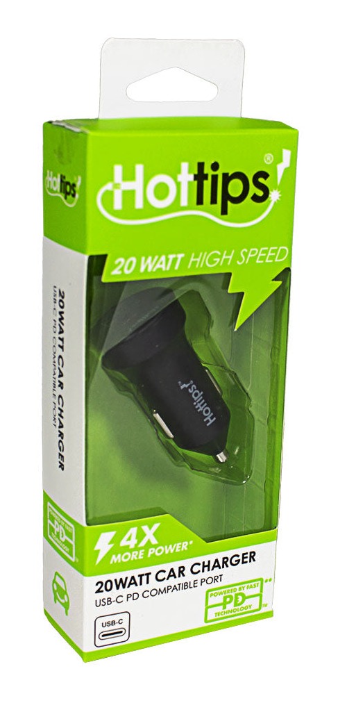 Hottips PD Car Charger - 20 W USB-C Port
