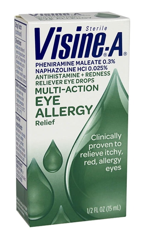 Visine-A Allergy Relief Eye Drops - 0.5 oz.