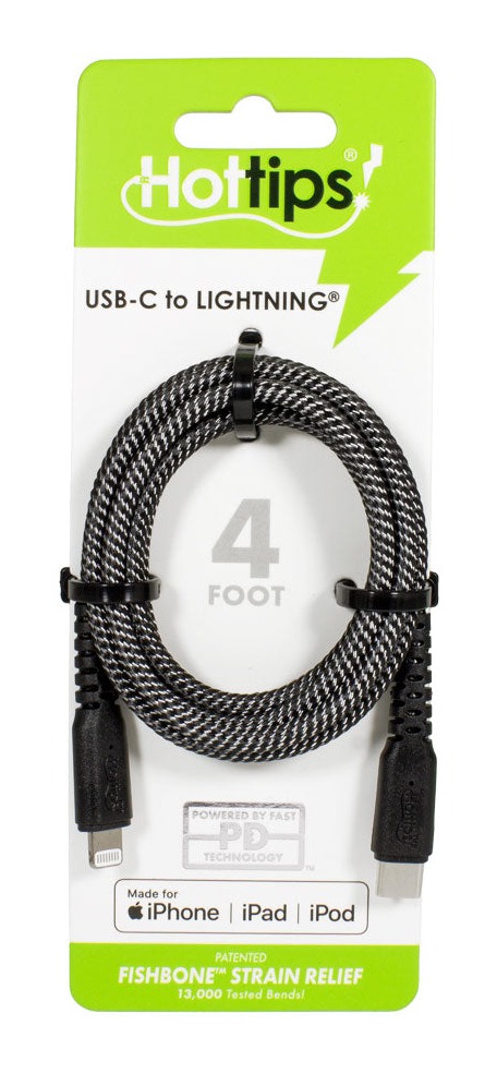 Hottips USB-C to Lightning Connector - 4 ft.